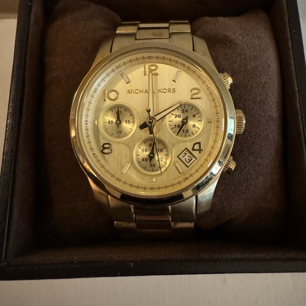Michael Kors Men's Gold Chronograph Watch